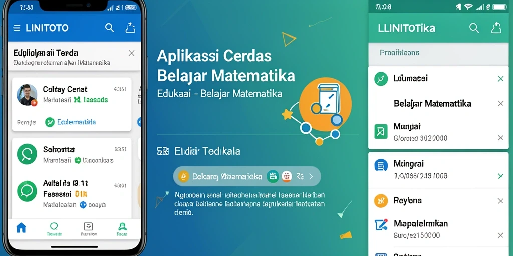 Antarmuka aplikasi LINITOTO untuk belajar matematika yang interaktif dan menarik.