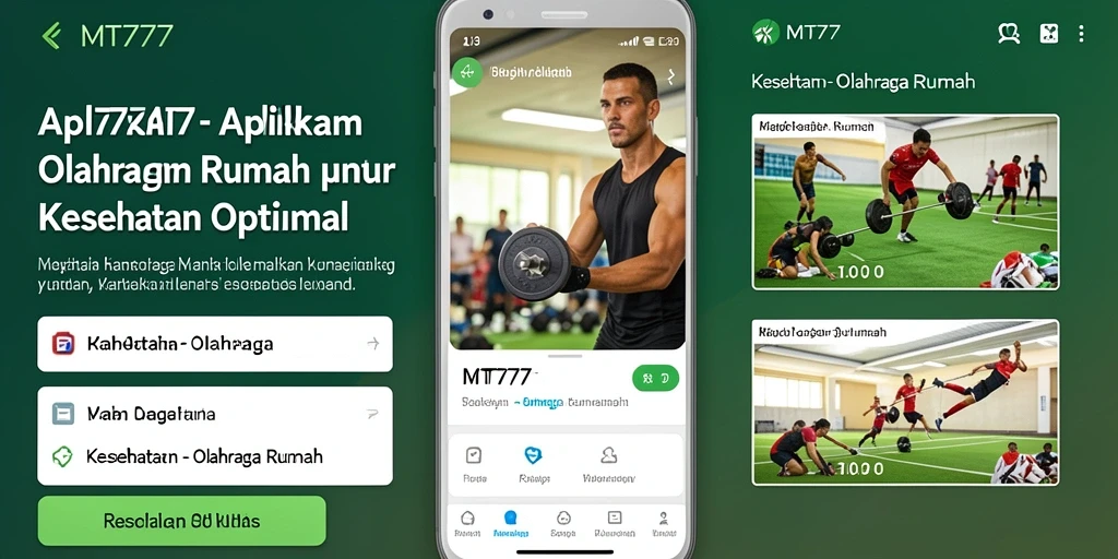 Antarmuka MT777 yang ramah pengguna untuk olahraga di rumah.