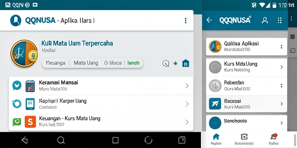 Tampilan antarmuka QQNUSA yang sederhana dan fungsional.