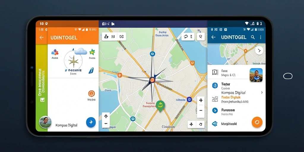 Tampilan antarmuka UDINTOGEL yang user-friendly dan fungsionalitas penuh Kompas Digital.