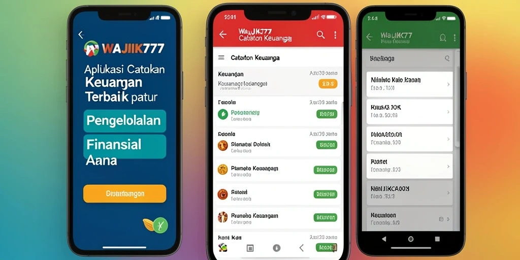 Tampilan antarmuka WAJIK777 yang sederhana dan mudah digunakan.